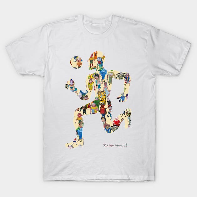 Football player T-Shirt by diegomanuel